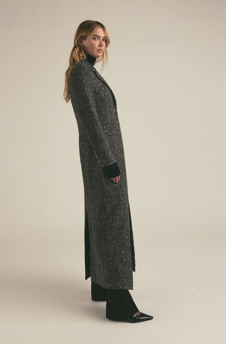 The City Coat in Black Multi - obligato