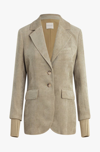 The City Corduroy Blazer - Eucalyptus - obligato