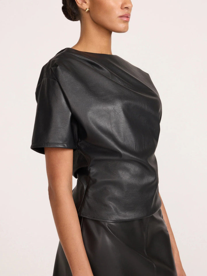 The Cleo Top in Black Onyx - obligato