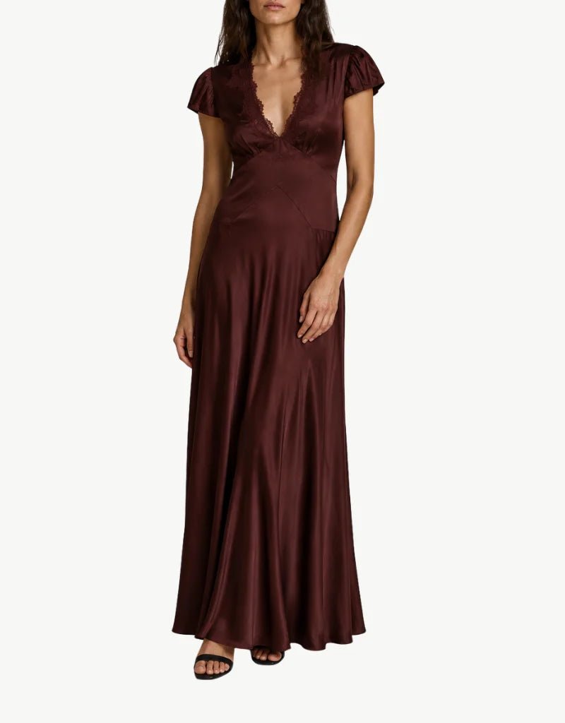 The Coraline Dress in Equestrian Brown - obligato