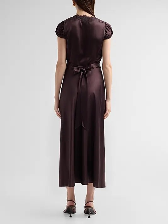 The Coraline Dress in Equestrian Brown - obligato