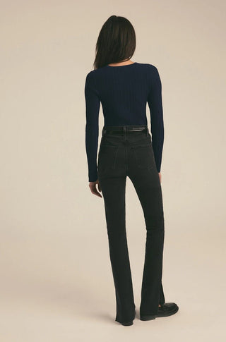 The Courtney Top in Navy - obligato