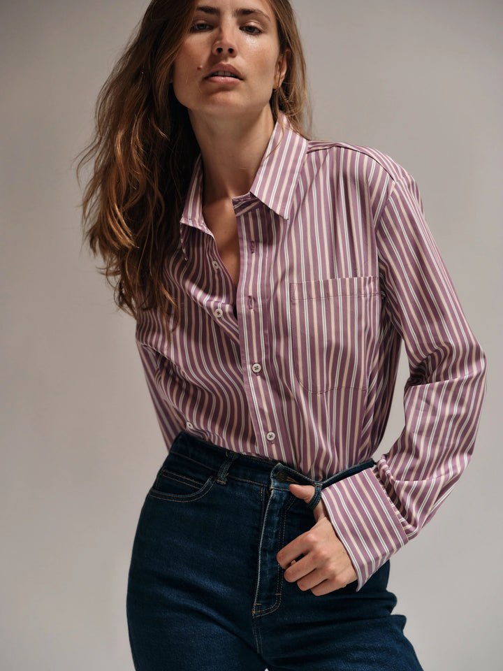 The Daily Shirt in Clovelly Stripe - obligato