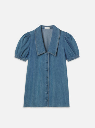 The Denim Sailor Dress in Startlet - obligato