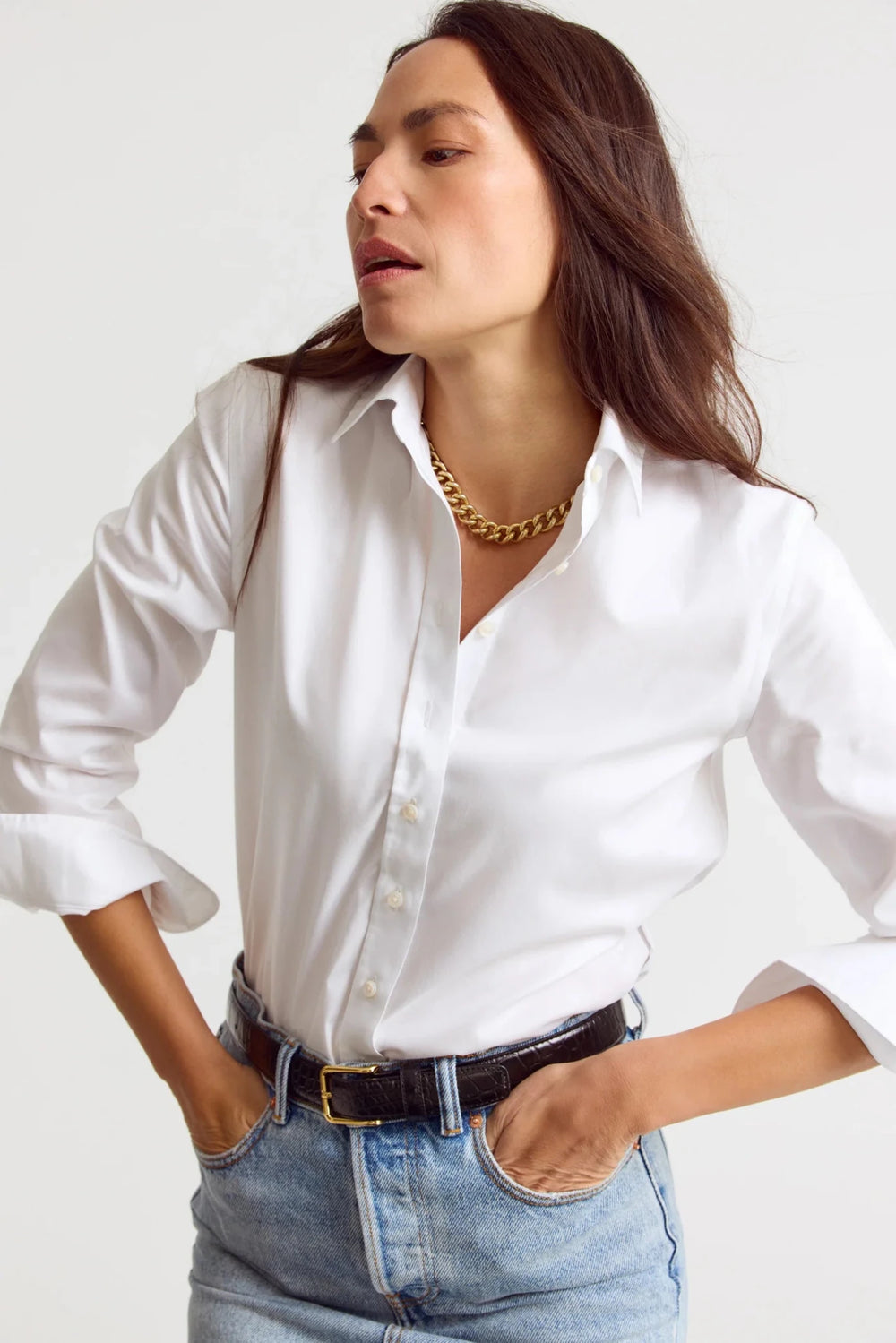 The Essentials Icon Shirt in White - obligato
