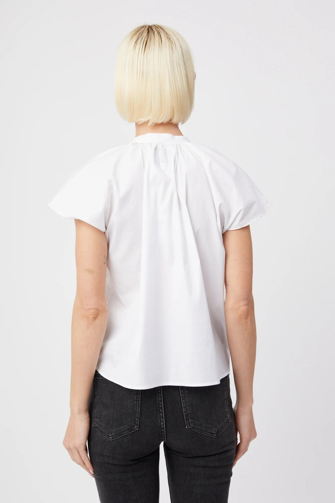 The Flutter Shoulder Short Sleeve Shirt - obligato