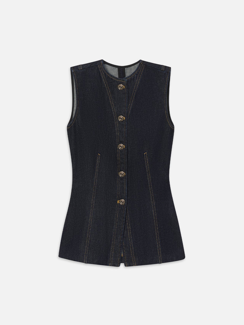 The Form Vest in Rinse - obligato