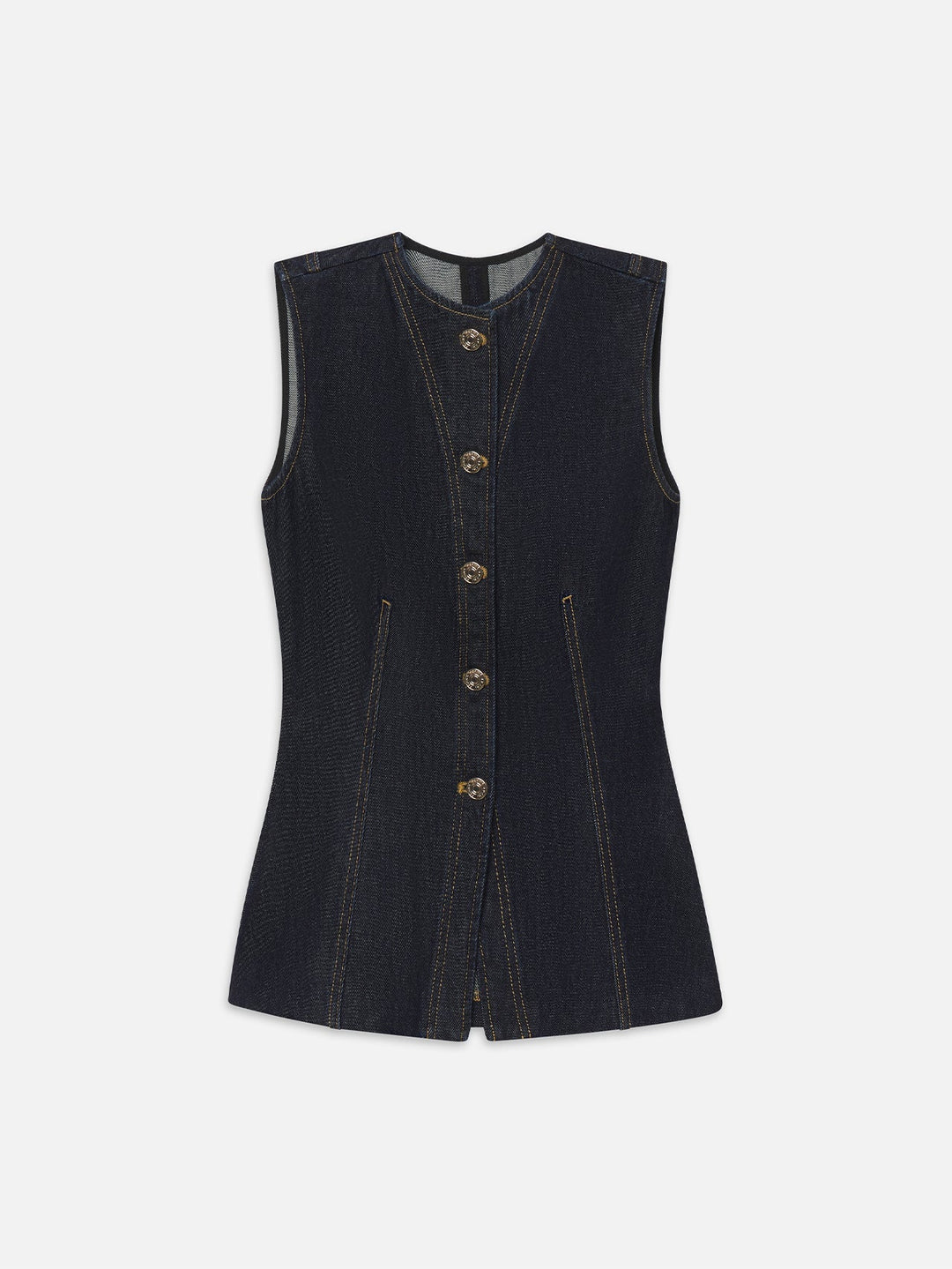 The Form Vest in Rinse - obligato