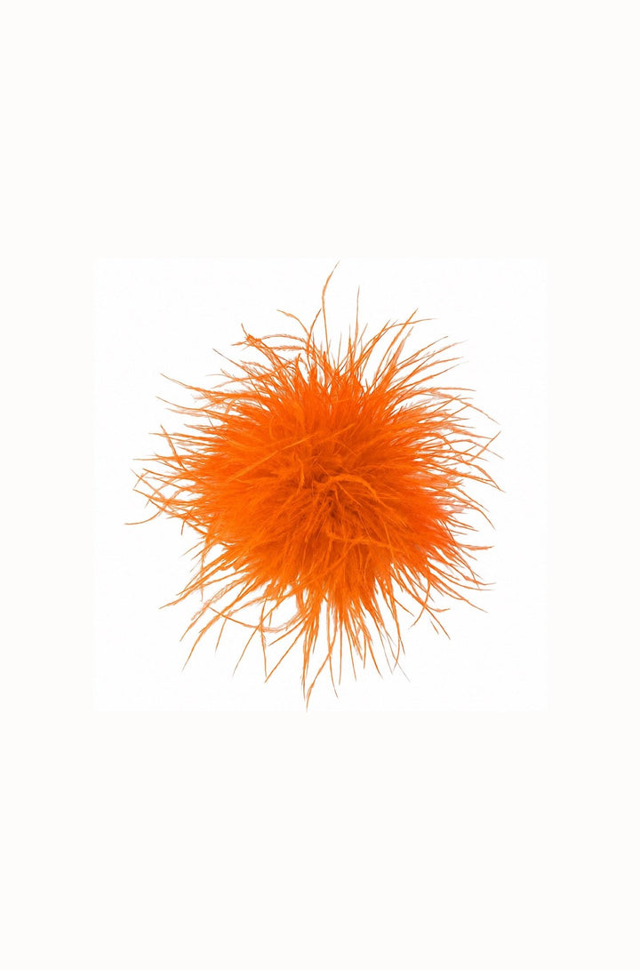 The Gameday Feather Pin in Orange - obligato