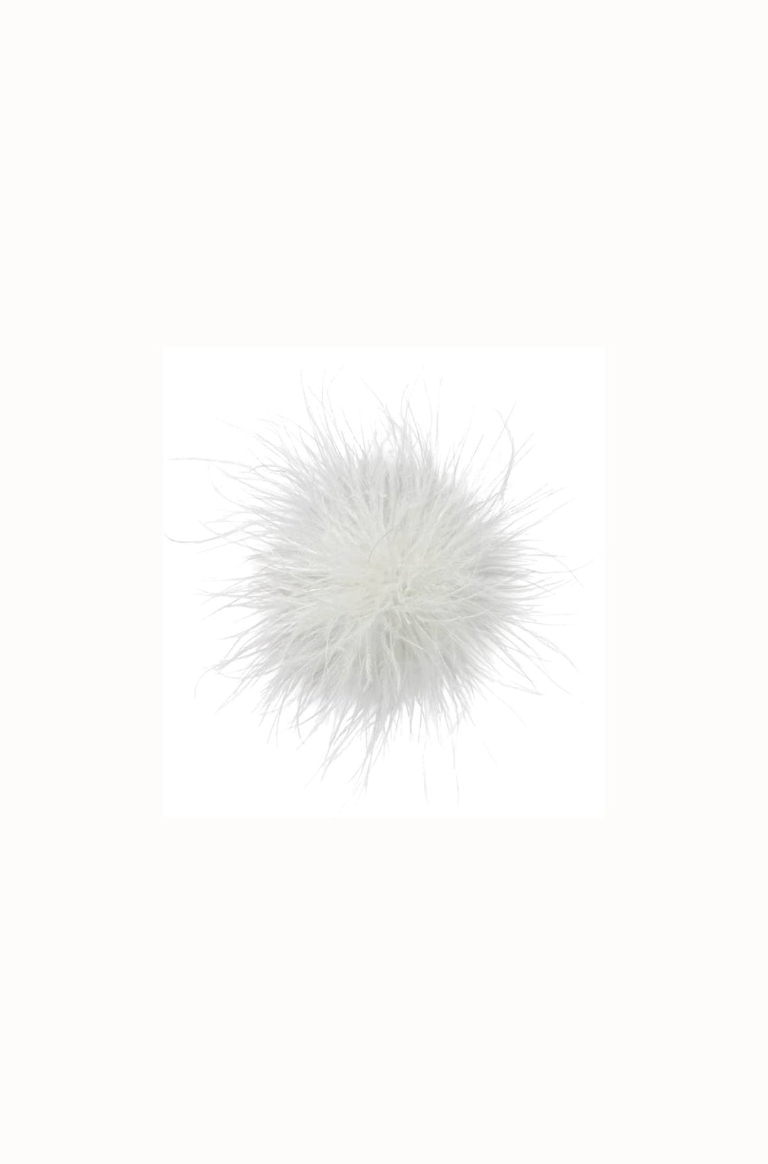 The Gameday Feather Pin in white - obligato