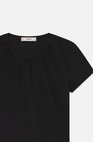 The Gathered Tee in Black - obligato