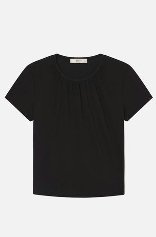 The Gathered Tee in Black - obligato