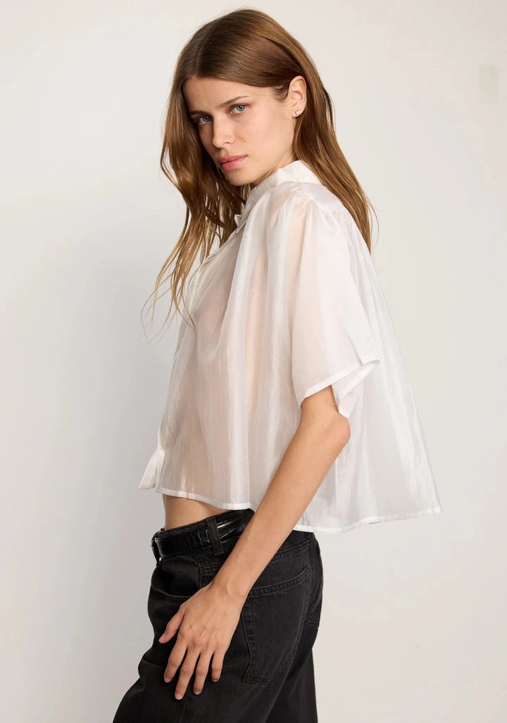 The Hayden Shirt in White - obligato