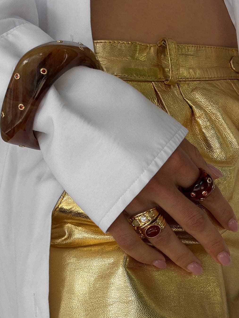 The Ibiza Lucite Cuff - obligato