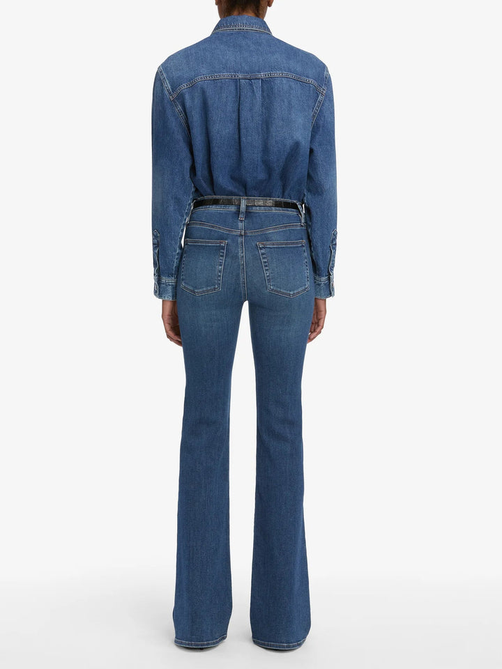 The Icon Long Mid Rise Flare in Foxley - obligato