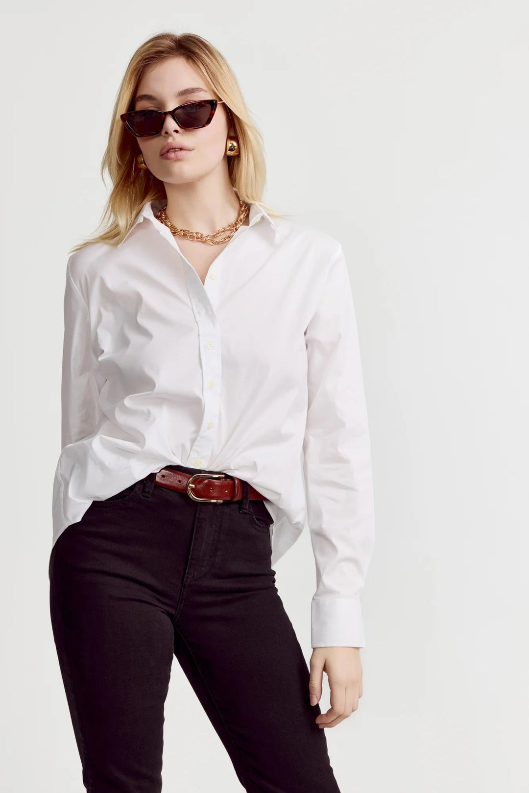 The Icon Shirt in White - obligato