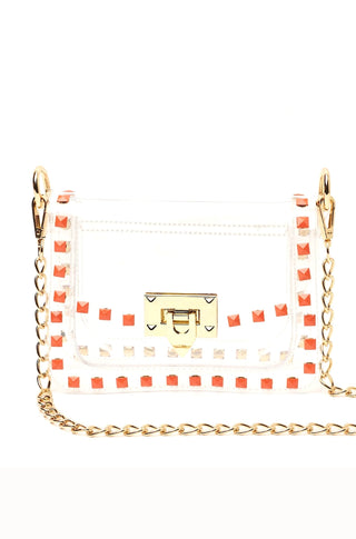 The Jackie Gameday Bag in Orange - obligato