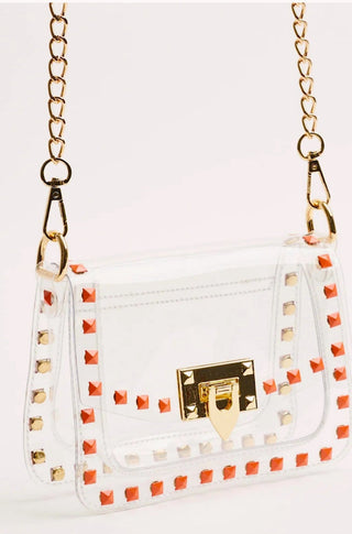 The Jackie Gameday Bag in Orange - obligato