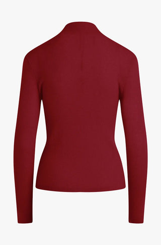 The Jackie Sweater in Haute Rouge - obligato