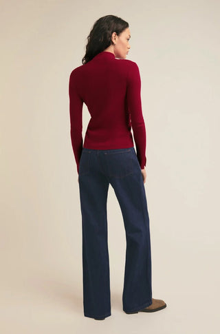 The Jackie Sweater in Haute Rouge - obligato