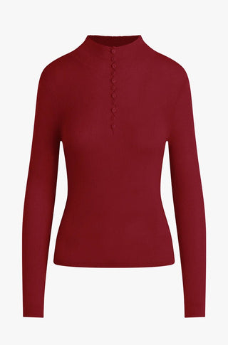 The Jackie Sweater in Haute Rouge - obligato