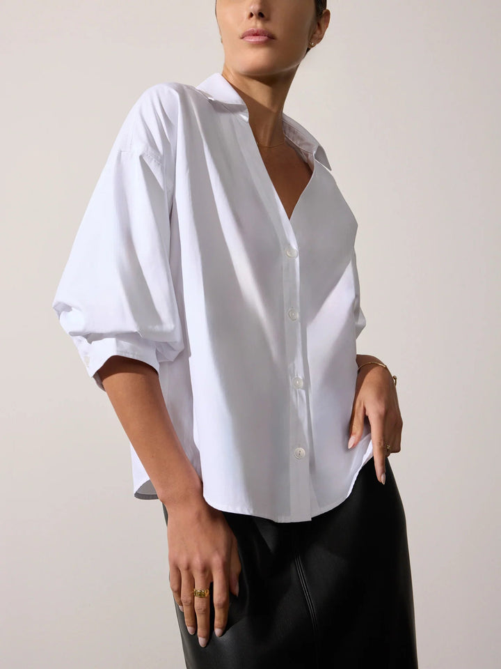 The Kate Shirt in Salt White - obligato