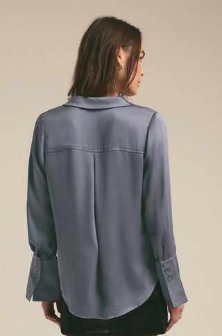 The Lily Top in Dark Slate - obligato