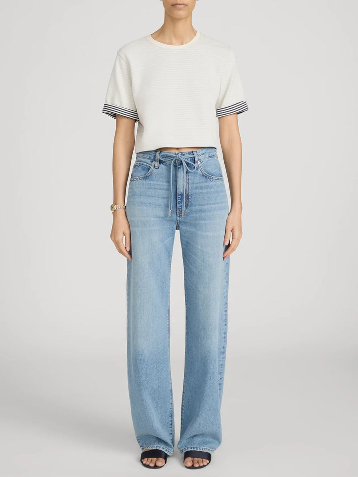 THE OFF DUTY DRAWSTRING BOW JEAN - obligato