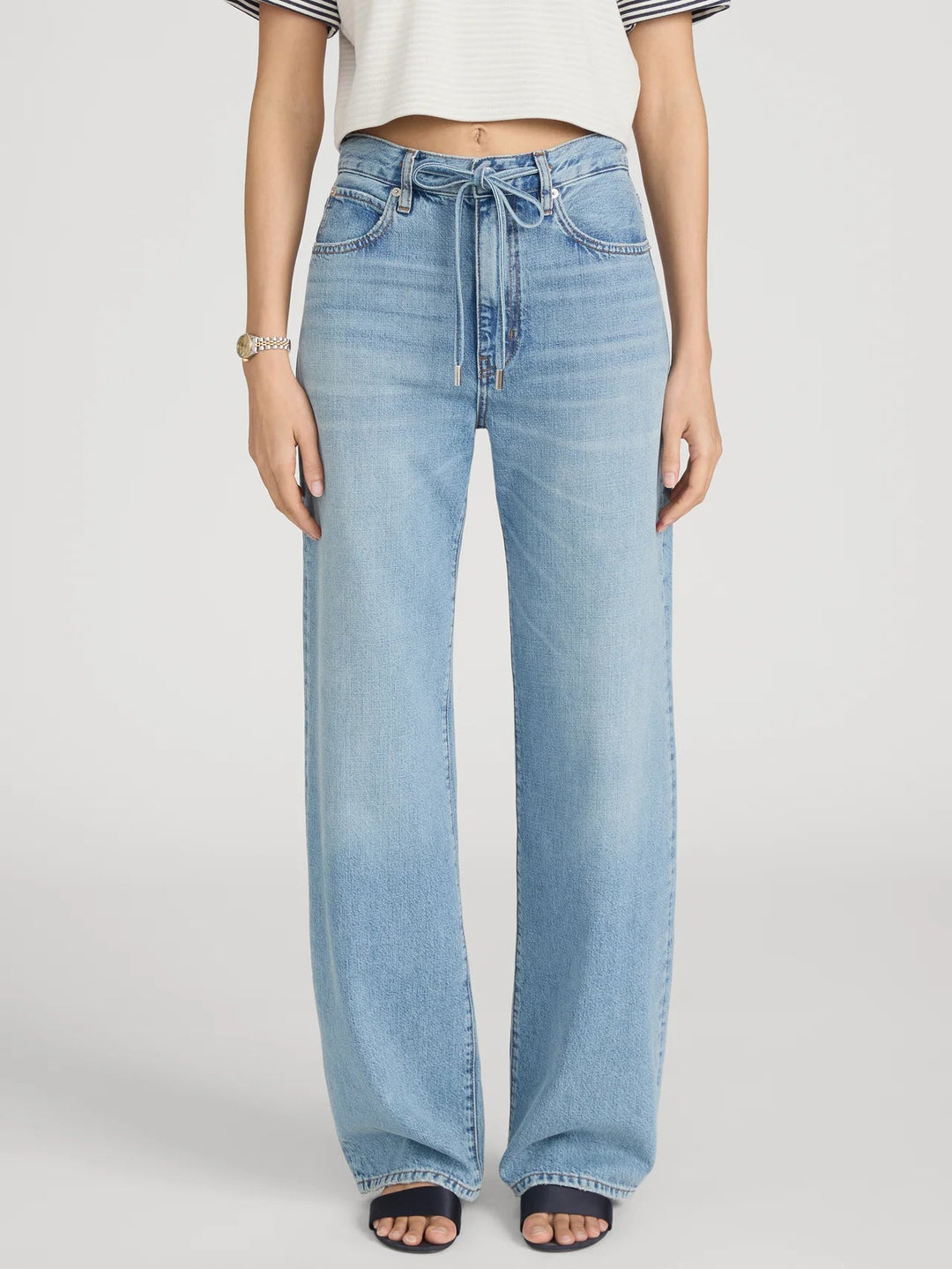 THE OFF DUTY DRAWSTRING BOW JEAN - obligato