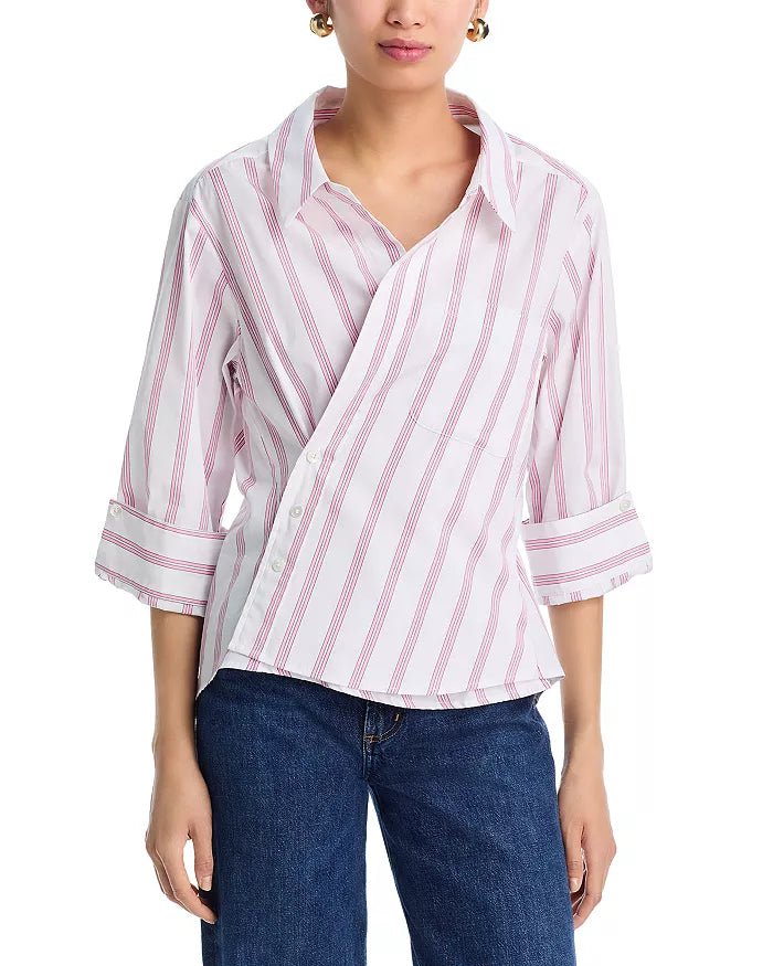 The Overshirt in Pelicano Stripe - obligato