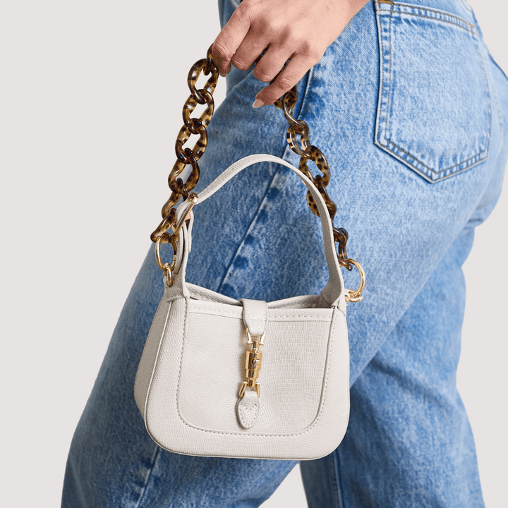 The Paige Mini Ivory Stadium-Approved Bag - obligato
