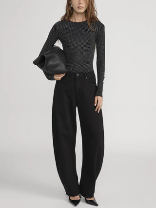 The Rhinestone Jersey Top - obligato