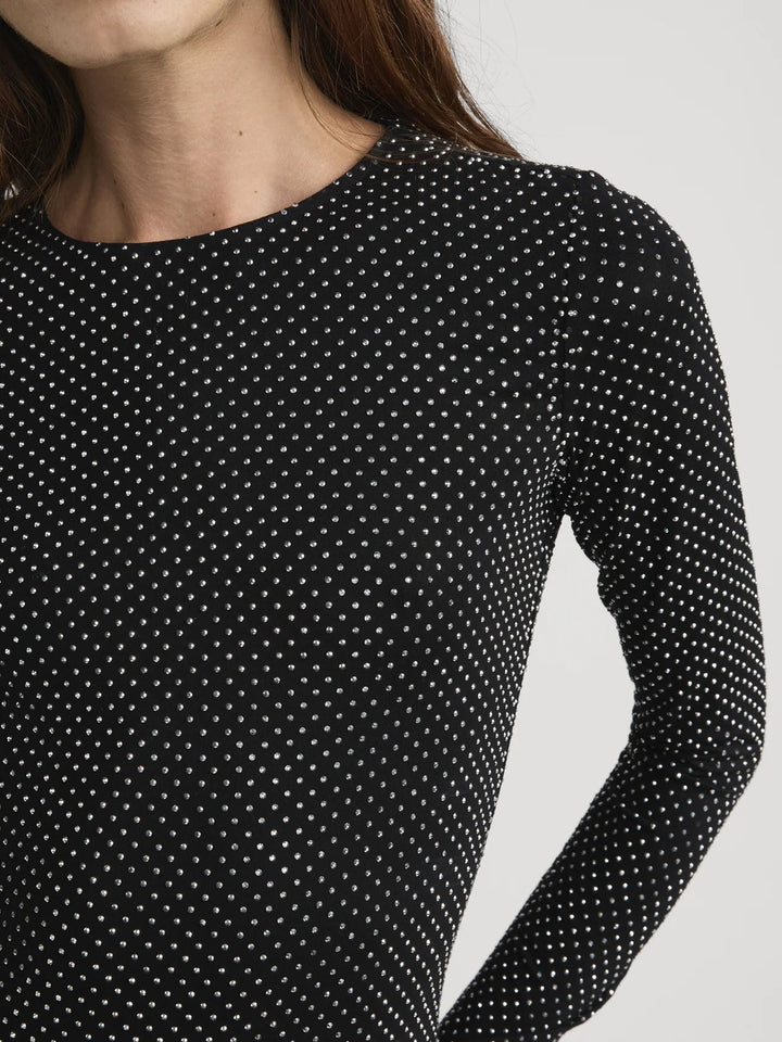 The Rhinestone Jersey Top - obligato