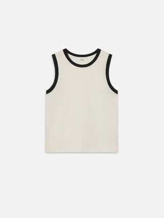 The Ringer Tank in Cream - obligato