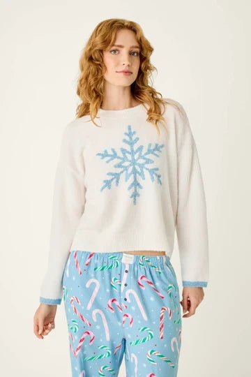 The Sweetest Season Snowflake Snuggle Sweater - obligato