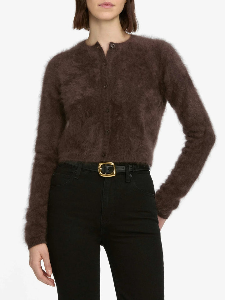 The Teddy Cardi in Coffee - obligato