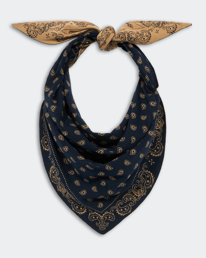 The Wild Rag in Navy/Camel - obligato