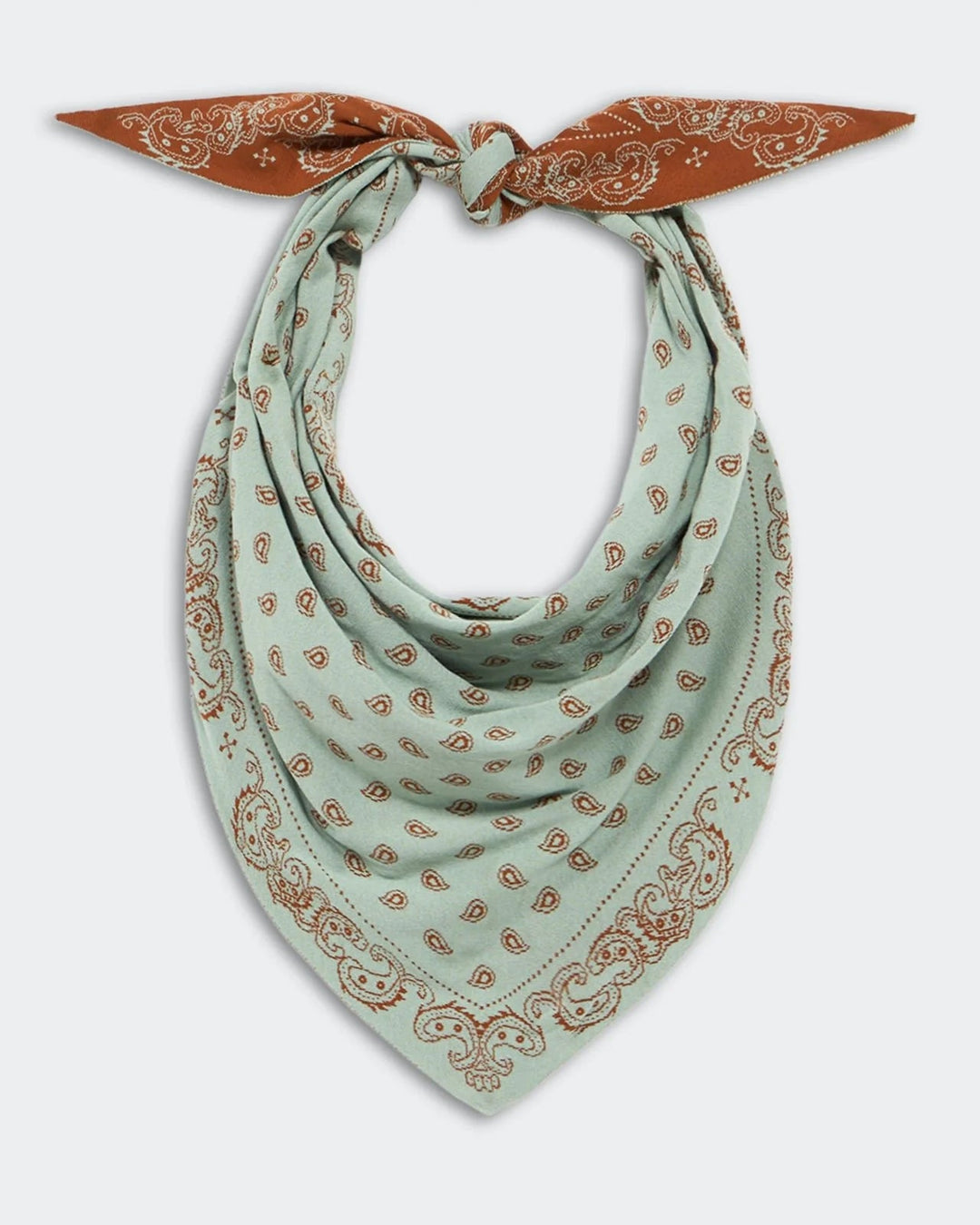 The Wild Rag in Sage Brush/Burnt Sienna - obligato