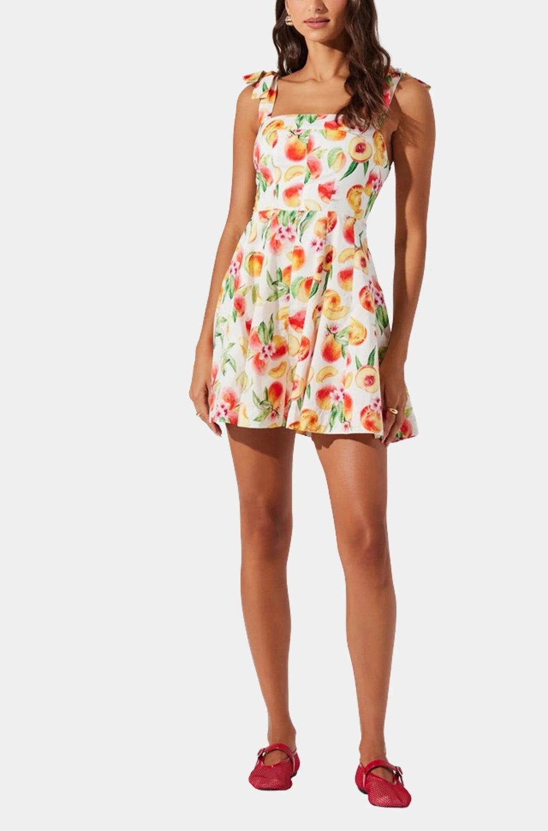 Tinesha Dress in Yellow Peach - obligato