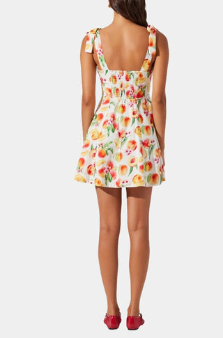 Tinesha Dress in Yellow Peach - obligato