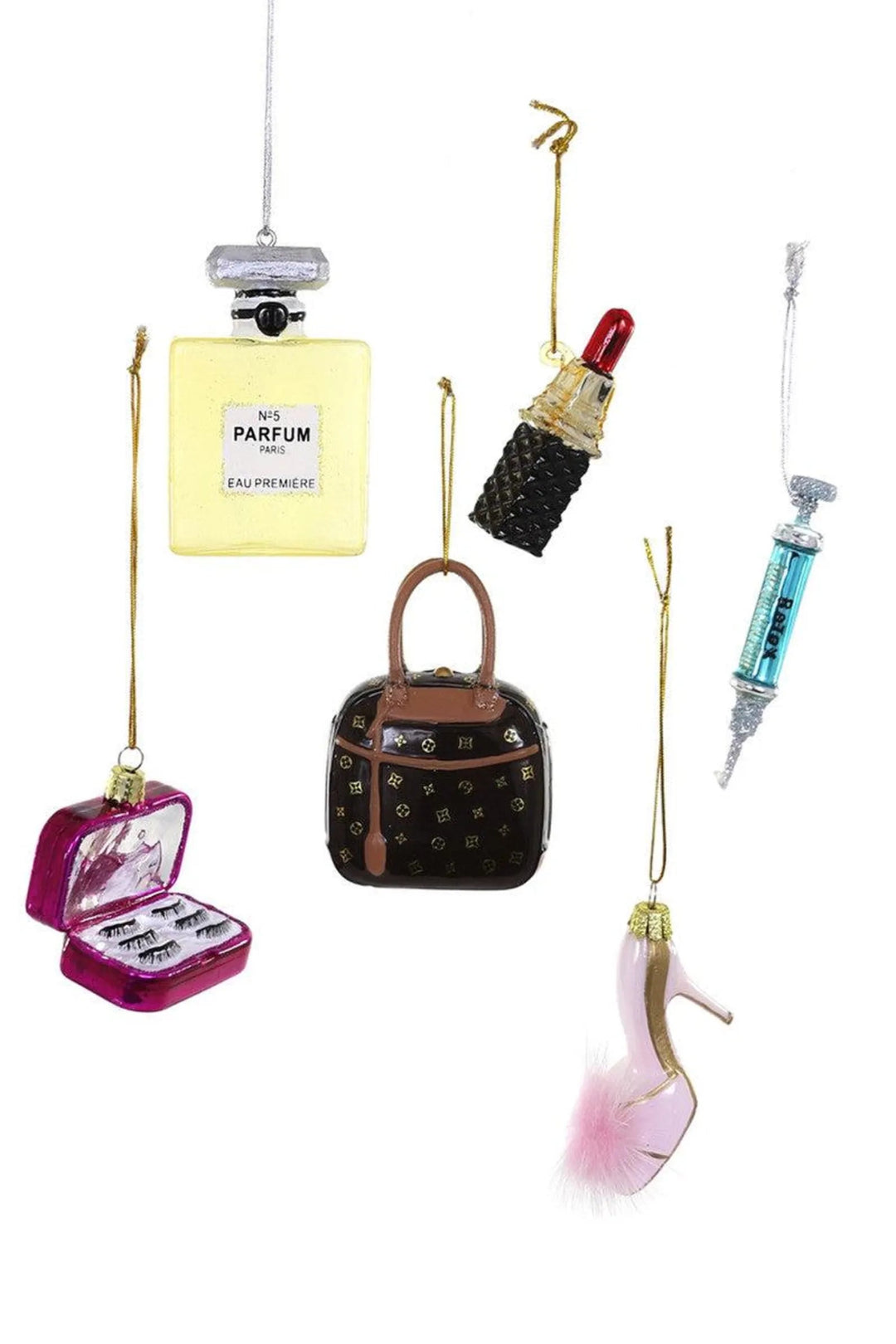 Tiny Beauty & Fashion Box of 6 Ornaments - obligato