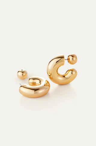 Tome Hoops in Large Gold - obligato