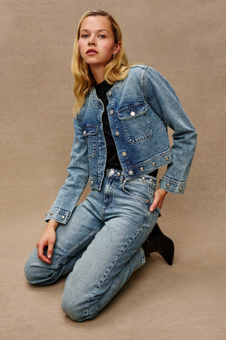 Topanga Jean in Sky Studded - obligato