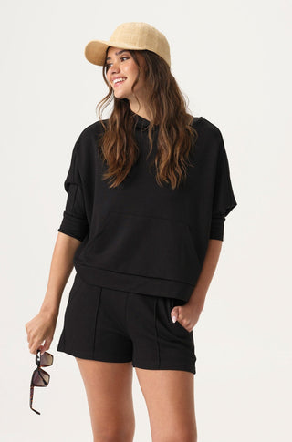 Travel Hoodie in Black - obligato
