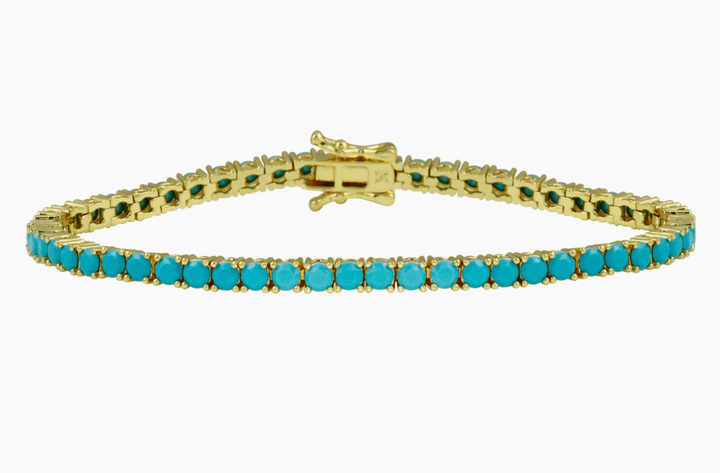 Turquoise Tennis Bracelet - obligato
