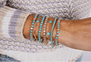Turquoise Tennis Bracelet - obligato