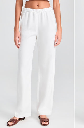 Twill Everywhere Pant in Off White - obligato