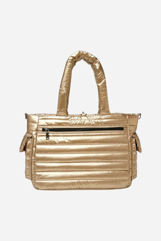 Two Faced Reversible Tote Pearl Cashmere - obligato