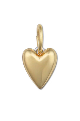 Two Toned Heart Charm - obligato