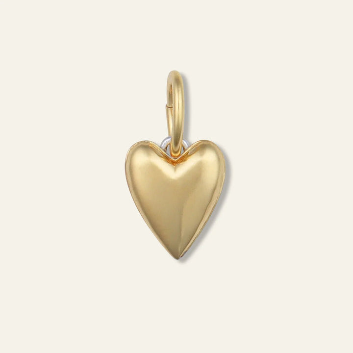 Two - Toned Heart Charm - obligato